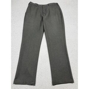 Bluffworks Gramercy Pants Mens 31x30 Gray Tailored Fit Travel Dress Slacks Work
